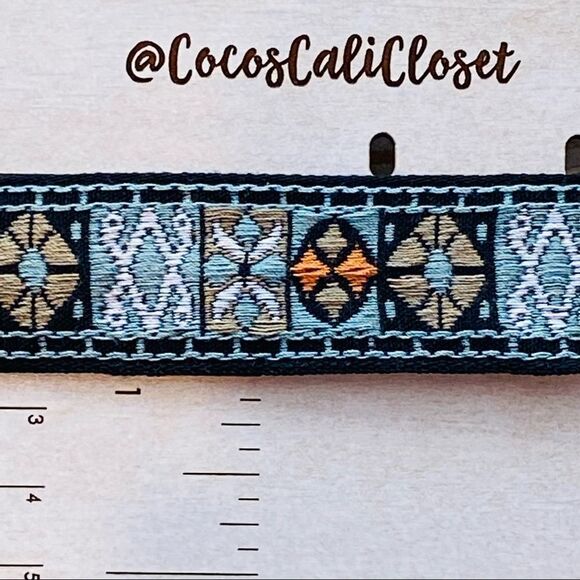 Boho Embroidered Mayan Style Adjustable Friendship Bracelet NWT - Picture 11 of 13